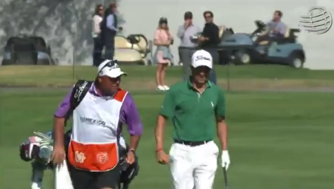 Hatton's putt to make play-off had 'horrific bobble' - 'it's a joke'